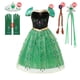 thumbnail image 3 of Vestido de princesa de Frozen de Disney para niñas, traje de baile de malla con lentejuelas blancas, ropa de carnaval, Cosplay para niños, Reina de la nieve, Elsa y Anna, 3 of 5