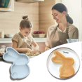 thumbnail image 3 of 2 Pack Easter Molds, Silicone Mold For Chocolate Non-Stick Easter Bunny Molds For Cake Muffin Jelly Fondant 3D Cute Rabbit Shaped Cookie DIY Handmade, 3 of 4