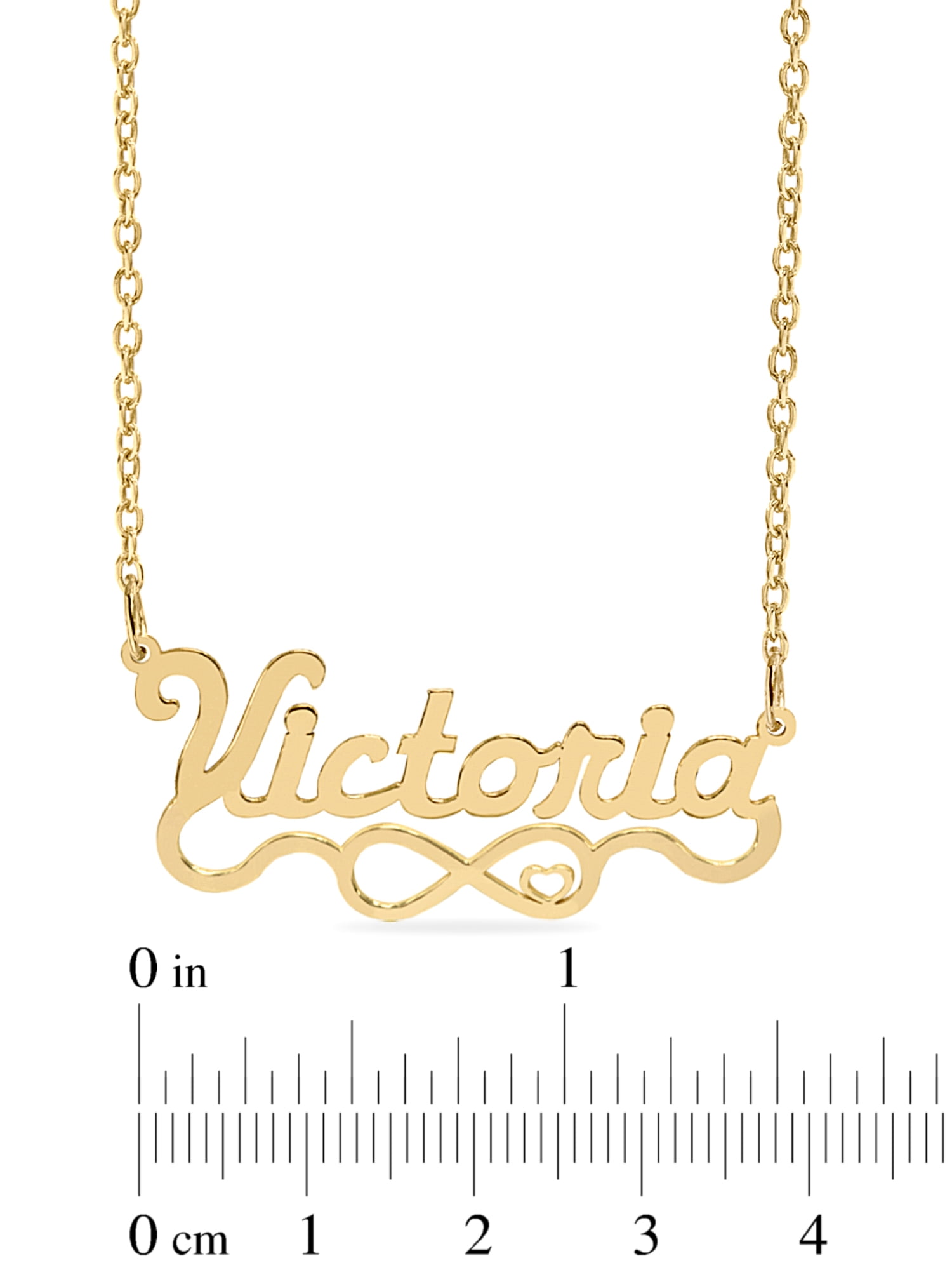 Personalized Script Name Necklace w/Infinity on Tail