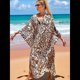 thumbnail image 4 of Vestido Caftán con Estampado Animal para Mujer, Talla Grande, para Playa, Verano 2025 Leopardo Talla Única, 4 of 10