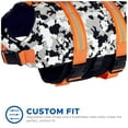thumbnail image 6 of Paws Aboard Dog Life Jacket, Neoprene Dog Life Vest for Swimming and Boating - Grey/Orange, 6 of 7