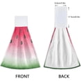thumbnail image 3 of GZHJMY Red Watermelon Hanging Kitchen Towel Hand Towel 2 Pcs Absorbent Hanging Tie Towels for Bathroom Laundry Room Kitchen 12 x 17 Inches, 3 of 6