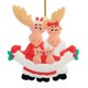 thumbnail image 1 of Recuerdos navideños personalizados de la decoración del árbol de navidad del trineo de la familia de los alces Wmkox8yii gf6240, 1 of 1