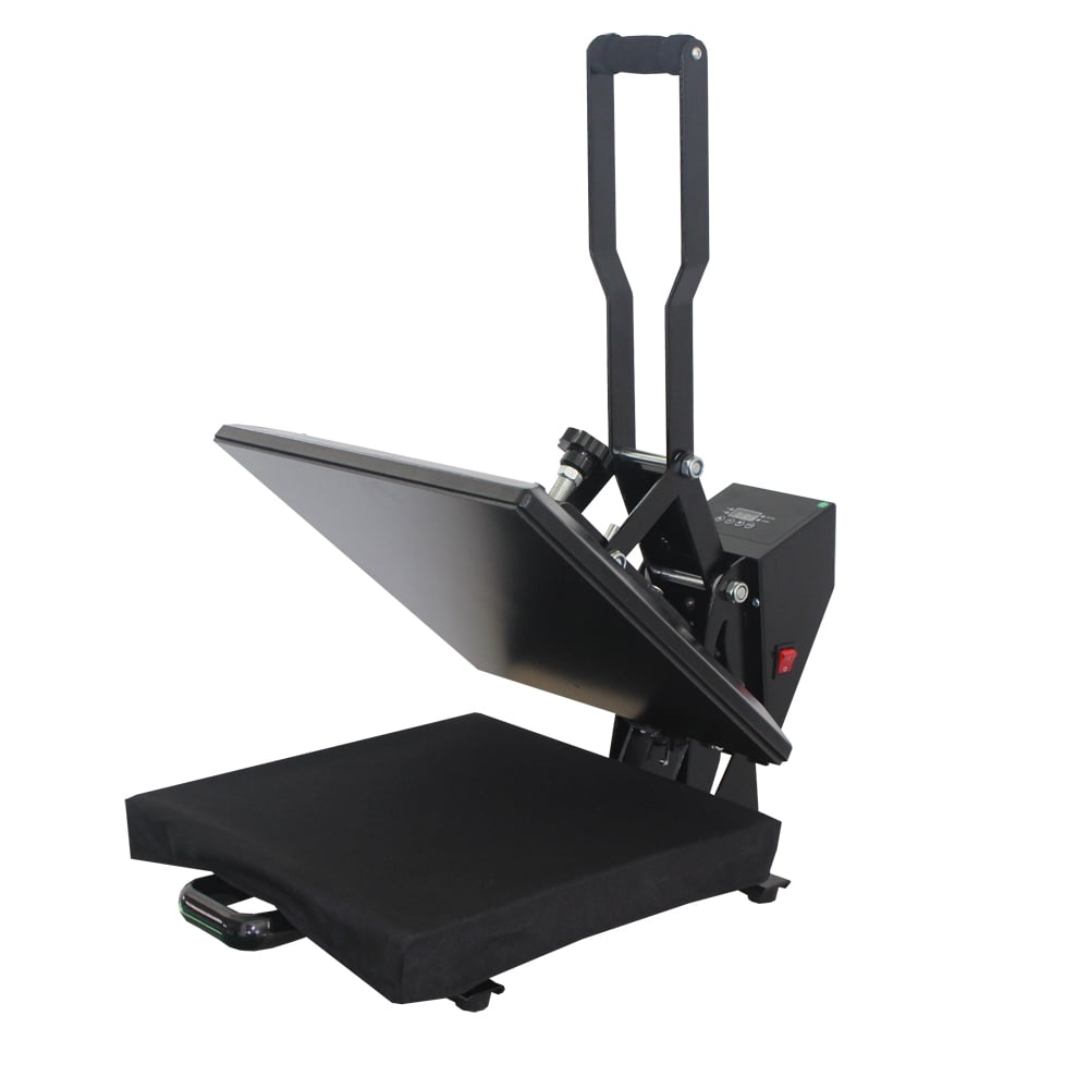 INTSUPERMAI Heat Press Machine Manual Sublimation Transfer Digital Display 15"*15" Flat