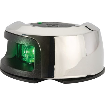 UPC: 0022697013156 | Attwood Marine LightArmor LED 2 nm Vertical Surface Mount Starboard Side Light with Green Lens