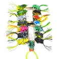 thumbnail image 3 of 60Pcs Hollow Body Rubber Frog Fishing Lures Topwater Kit 5.5cm With Box 12 Colors, 3 of 8