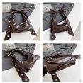 thumbnail image 6 of Giaone Elegant Bows Decors Shoulder Bag for Women PU Armpit Bags Removable Bows, 6 of 20