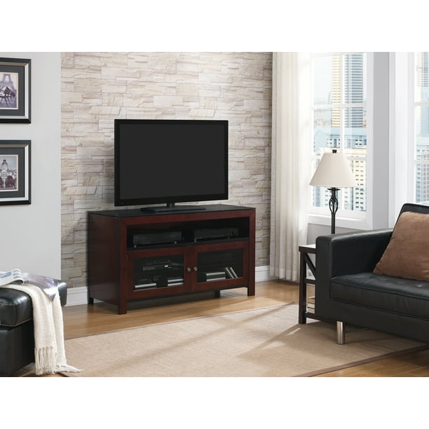50" TV Stand for TVs up to 55", Deep Mahogany