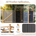 thumbnail image 5 of Erommy Outdoor Shower Enclosure with Lockable Door, Weatherproof Outdoor Shower Stall with Metal Panels, Hooks & Shelves - Perfect for Pool Wash Station, Backyard & Beach Rinse Area Small Version, 5 of 9