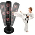 thumbnail image 4 of Saco De Boxeo De Fitness, Saco De Torre De Perforación Inflable, Plegable Para Regalo De Cumpleaños De Niños De Fitness EOTVIA NO, 4 of 7
