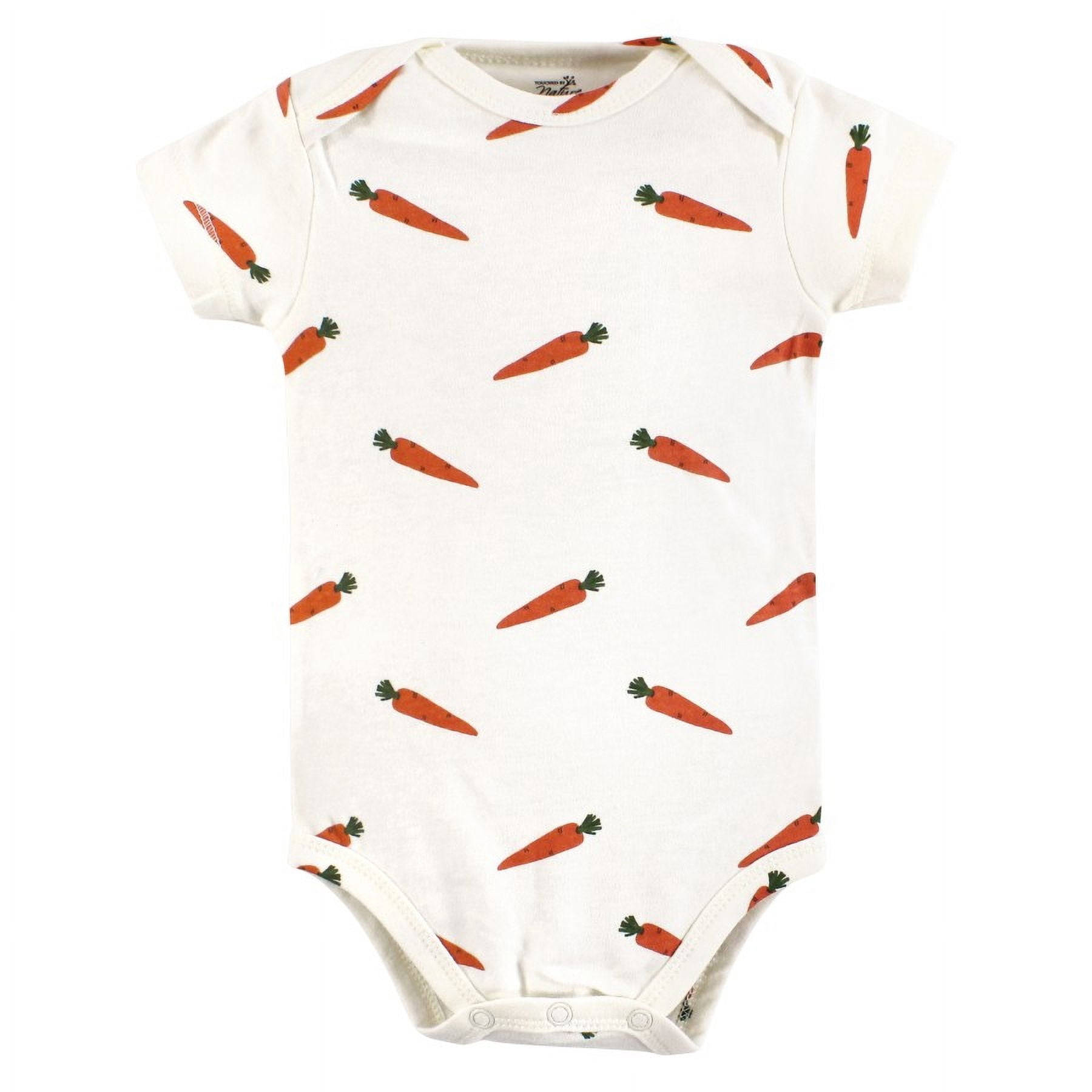 Touched by Nature Organic Cotton Bodysuits, Fruits And Veggies, Preemie