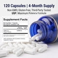 thumbnail image 6 of Life Nutrition GHK-Cu Copper Peptide Supplement, 120 Vegan Capsules, High Potency, Promotes Skin Repair, Radiant Skin Elasticity, Anti-Aging & Hair Growth Support, 6 of 9