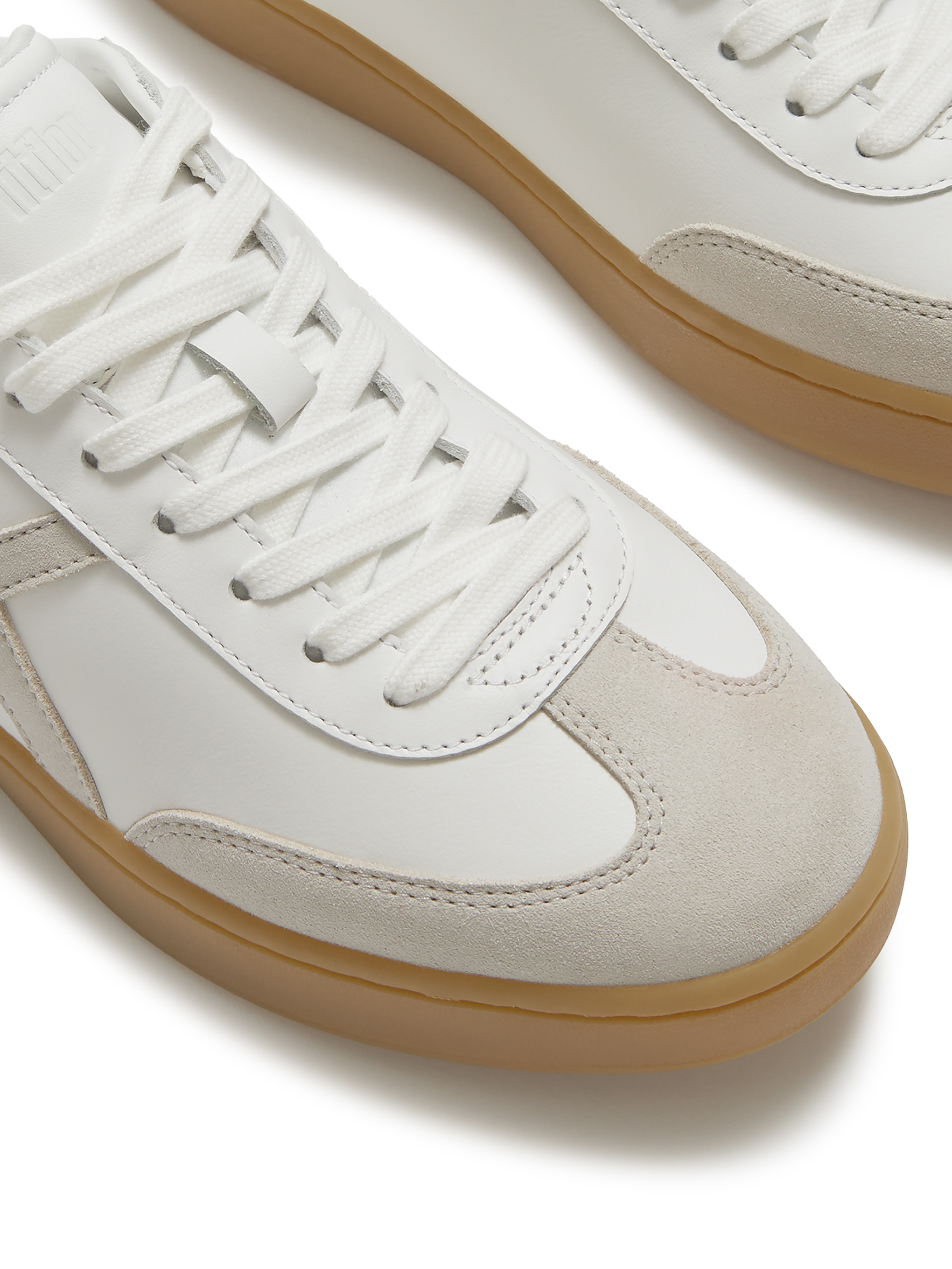 Fitflop Men's The Dash T-Toe Leather/Suede Sneakers