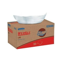 WypAll L40 Disposable Cleaning and Drying Towels (03046), Limited Use Towels, White, 9 Pop Up Boxes per Case, 90 Sheets per Box, 810 Sheets Total