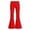 czb# Red439, variant on CUZIBR Girls Flared Pants High Waist Solid Color Classic Bell Bottom Stretch Casual Streetwear Trousers With Front Pockets For Kids Back To School Fashion Bottoms,Navy,13-14 Years