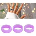 thumbnail image 3 of HUGFEGWE Silicone Ring Cover, 3PCS Silicone Ring Protector Band Ring Cover for Scratch Resistant Skin Friendly Elastic Ring Protector Protective Sleeve UA824-5180, 3 of 9