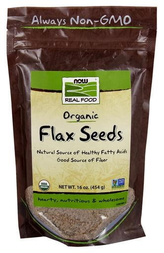 Now Foods Organic Flax Seeds 16 Oz Walmart Com Walmart Com