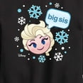 thumbnail image 3 of Disney Emoji - Sis Big Elsa - Toddler And Youth Crewneck Fleece Sweatshirt, 3 of 5