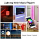 5M RGB 300LED Strip Lights, Smart Home Wifi Sans Fil App Controlled Light Strip Kit 3825SMD Lumières de Décoration à la Maison Fonctionnant avec le Système IOS Android, Assistant Google Waterproo – image 4 sur 12