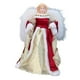 thumbnail image 2 of Adorno navideño para la punta del árbol, 30 cm, con estatua de alas, muñeco, adorno para la punta del árbol de Navidad Rojo, 2 of 9