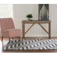 thumbnail image 2 of Linon Home Décor Roma Area Rug Collection, Charcoal and Gray, 2' x 3', 2 of 5