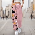 thumbnail image 2 of WILLBEST Pantalones Deportivos Casuales para Mujer, Cómodos, con Estampado de Halloween, Cintura Elástica Suave, para Uso Diario, para Otoño E Invierno. Grande, 2 of 4