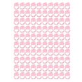 thumbnail image 2 of 100pcs Eyelash Extension Glue Ring Adjustable Disposable Heart Shape Portable for Beauty Salons Pink, 2 of 5