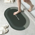 thumbnail image 4 of MesaSe bathroom rugs Clearance 3pc Bathroom Set Rug Mat Toilet Lid Cover Plain Solid Color Bathmats Khaki, 4 of 8