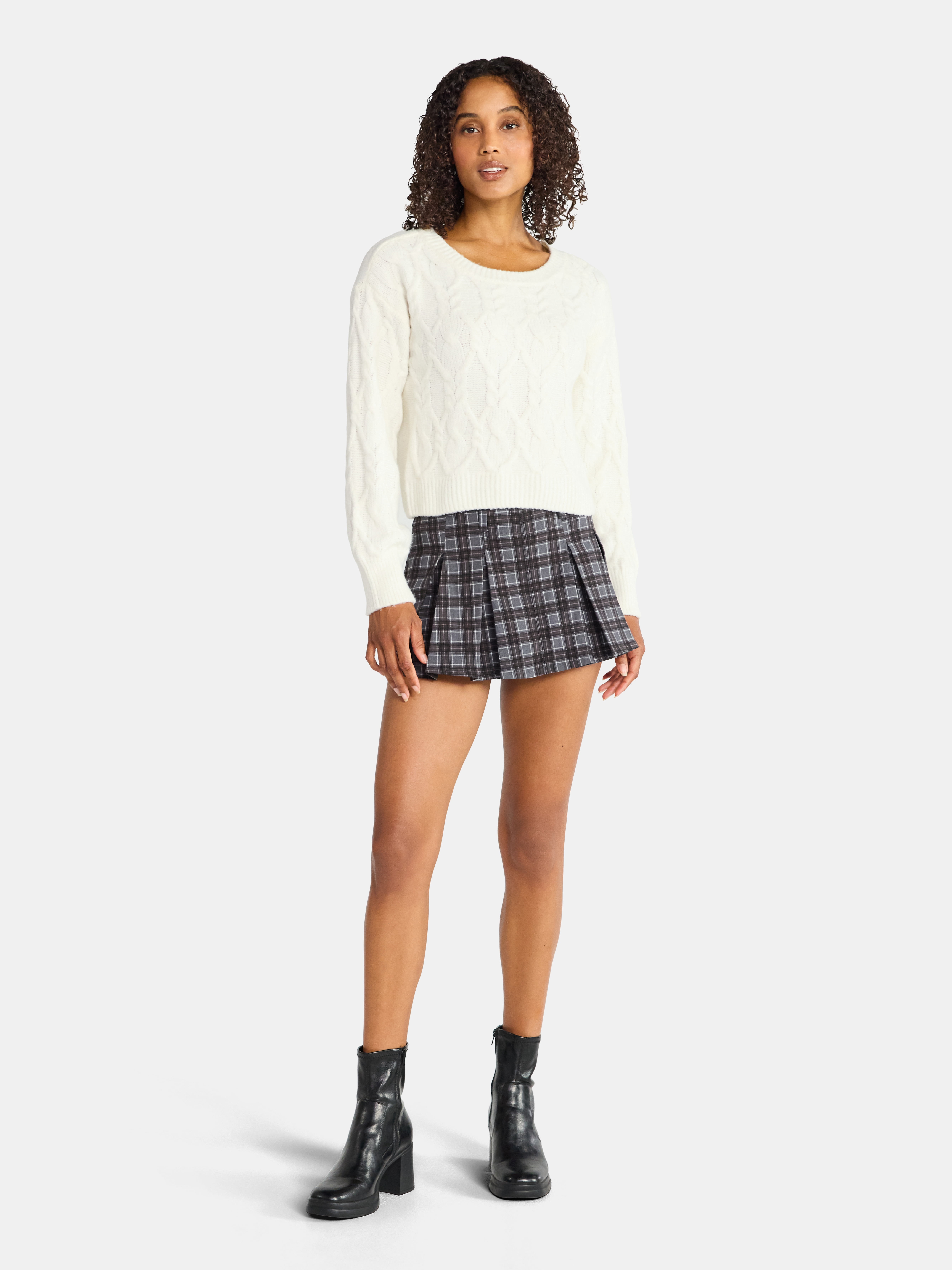 Madden NYC Women's Slouchy Sweater, Midweight, Sizes XXS-XXL