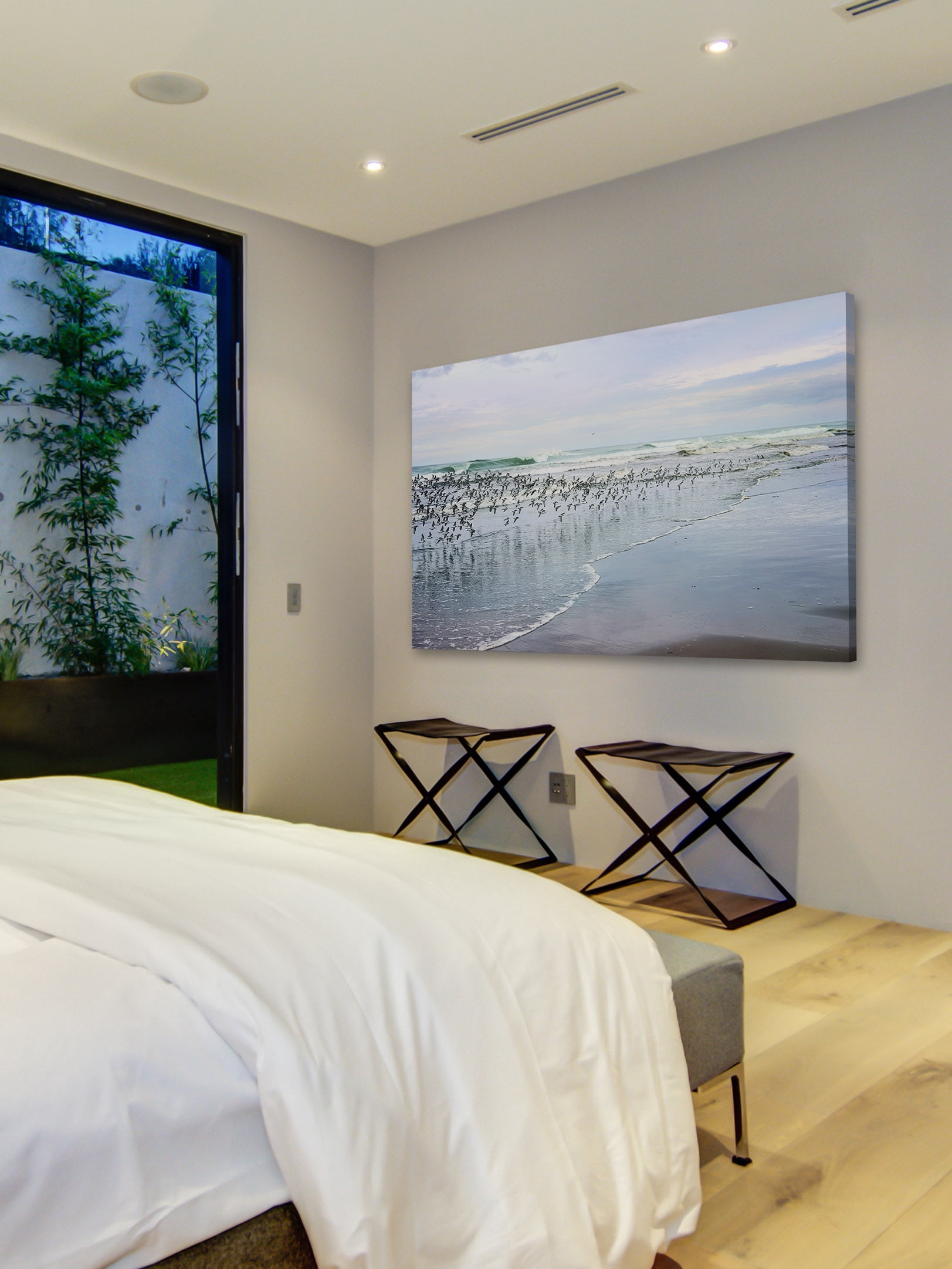 "Sea Birds" Painting Print on Wrapped Canvas