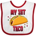 thumbnail image 3 of Inktastic My 1st Taco Boys or Girls Baby Bib, 3 of 4