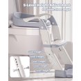 thumbnail image 3 of Asiento de entrenamiento para ir al baño 3 en 1 Wanchouse plegable y ajustable, 3 of 9