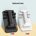 thumbnail image 2 of Adjustable Height Foldable Desktop Stand for Phones & Tablets, PC+ABS+Silicone Material, Anti-Slip Base, 9-13mm Height Range, 12.5KG Max Load, Compact Folded Size 12*6.7*1cm - Black (Model T9), 2 of 6