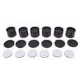 thumbnail image 1 of Almohadillas elevadoras para muebles, 6 uds., almohadillas elevadoras para muebles, 2 pulgadas, protectores de suelo para patas de silla a prueba de arañazos de silicona ABS fuerte para muebles, 1 of 14