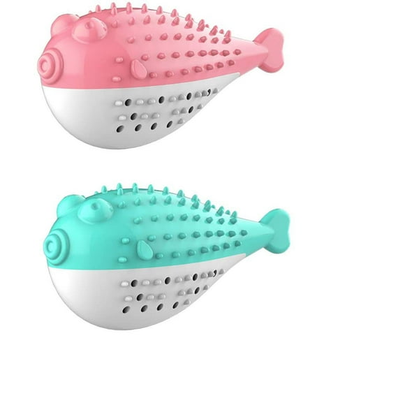 2Pcs Jouet Dentaire Chat, Jouets à l'herbe à Chat, Jouet pour Chat Jouet Molaire en Silicone À Mâcher Jouet Chaton Cataire Brosse À Dents Forme de Poisson Jouet Interactif Hygiène Dentaire Chat