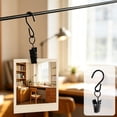 thumbnail image 2 of Hanging Clip,Spring Loaded Stainless Steel S Hook Fastener Clamp for String Light Photo Curtain Mounting,Indoor Home Decoration and Outdoor Holiday Scene Layout Multiscenario Household Suspension, 2 of 7