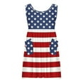 thumbnail image 7 of ZACPNCV 4th of July Toddler Girl Outfit Fourth of July USA Dress Kids Little Girl Independence Day Clothes Red 11-12 Years, 7 of 7