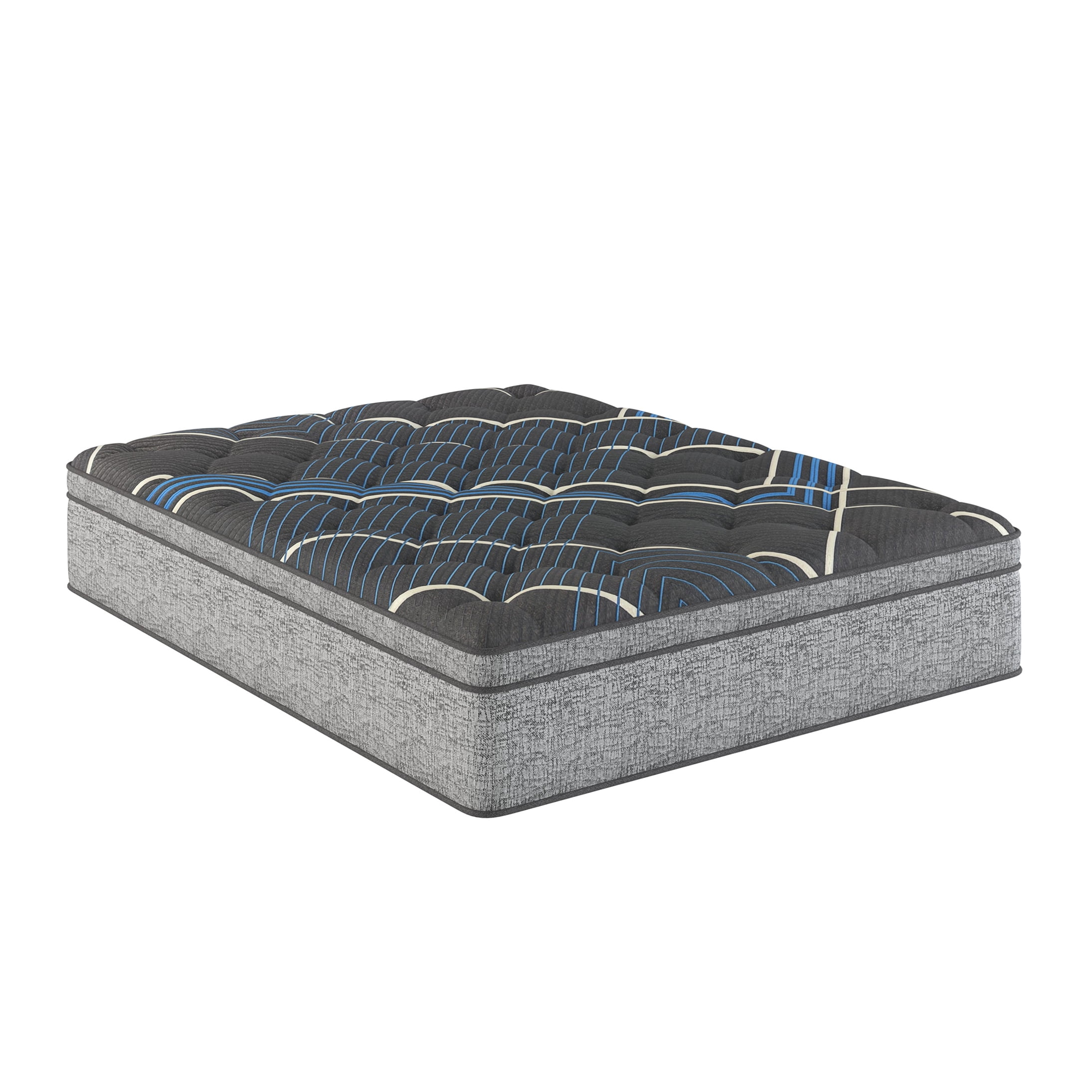 15" California King Hybrid Euro Top Mattress, Plush Feel Cooling Gel Memory Foam, Edge Support Motion Isolation
