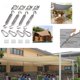 thumbnail image 2 of Deportes Acuáticos Kit de hardware de instalación de vela de sombra de 4 piezas para toldo de tienda rectangular Tmvgtek Para Estrenar, 2 of 9