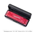 thumbnail image 5 of Armónica 10 Hoyos 20 Tonos Portátil Adultos Regalo () Rojo, 5 of 5