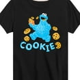 thumbnail image 3 of Sesame Street - Scribble Cookie Monster - Toddler and Youth Short Sleeve Graphic T-Shirt, 3 of 5