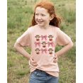 thumbnail image 5 of Christmas Cows and Plaid Holiday Bows Shirt for Women Teens and Girls Festive Winter Tee Peach Shirt 18 Months, 5 of 6