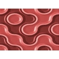 thumbnail image 1 of Ahgly Company Indoor Rectangle Patterned Valentine Red Area Rugs, 2' x 4', 1 of 6
