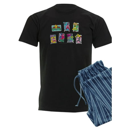 

CafePress - Power Rangers Group Shots - Men s Dark Pajamas