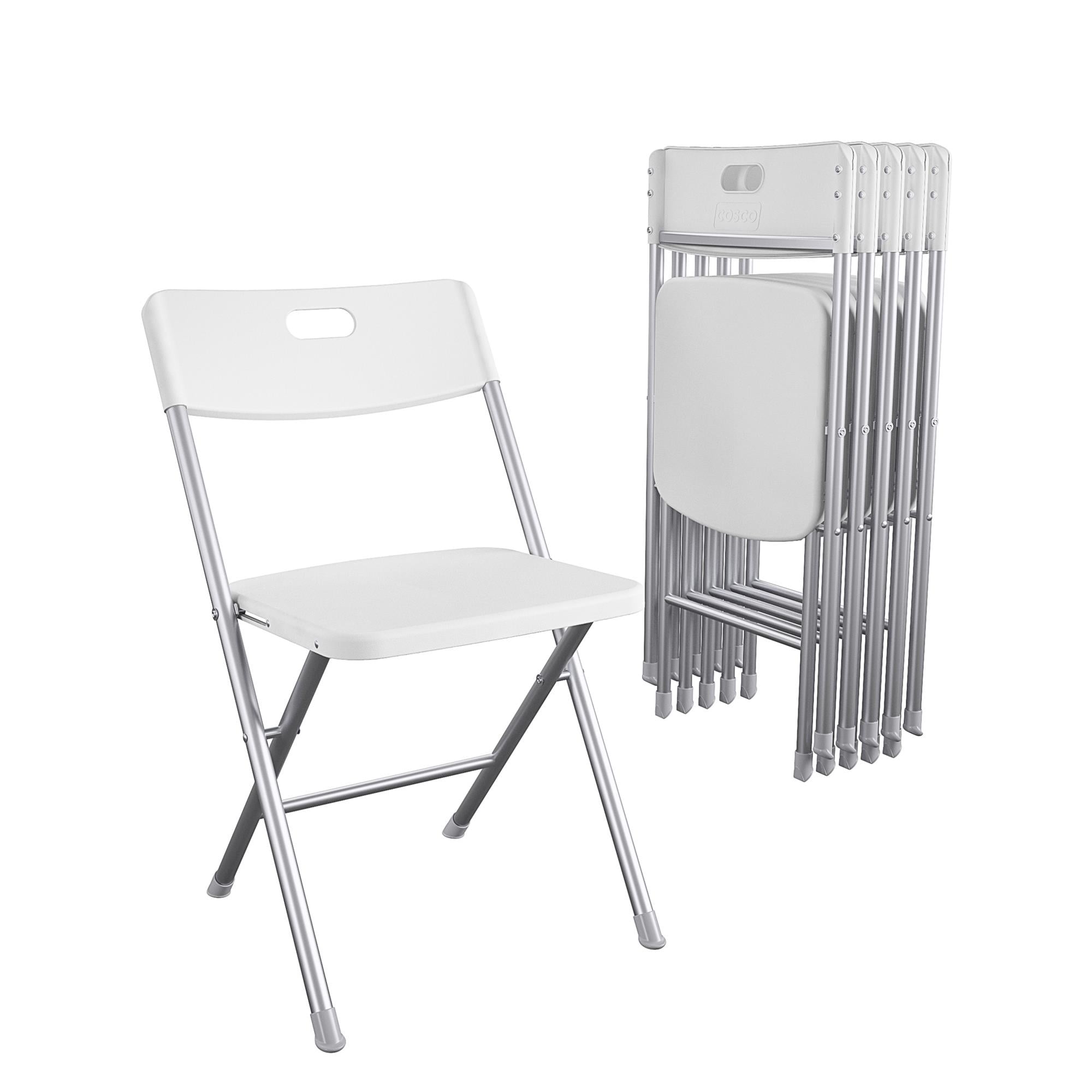 purchase white folding chairs