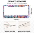 thumbnail image 3 of Colorful Butterflies License Plate Frame, Aluminum Car Tag Frames, 2 Pack Universal Car License Plate Covers with 2 Holes and Screws Decorative, 3 of 7