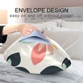 thumbnail image 4 of Yayeee Pillowcase King Size Set of 2 Satin Wrinkle Resistant Pillow Case, Black Retro Flower, 4 of 7