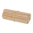 thumbnail image 1 of Unique Bargains 3/16 x 4 Inch Dowel Rods Wood Sticks Unfinished Wooden Dowel Rods Round Dowels Sticks 50 Pcs, 1 of 6
