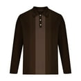 thumbnail image 5 of Royisotas Shirts for Men Long Sleeve Fashion Shirt Polo Big and Tall Golf Button Down Mens Tops, 5 of 5