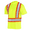 Yellow, variant on JORESTECH High Visibility Short Sleeve Safety T-Shirt, ANSI/ISEA 107-2020 Two-Tone Reflective Work Shirt with Pocket